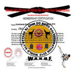 WORLD ALL-STYLES KI SHIN DO BUDO KAI FEDERATION - Certificato di Membership